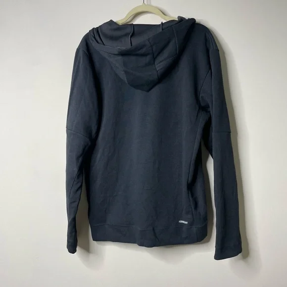 Adidas Basketball Club Black Full Zip Jacket Medium - Picture 5 of 6